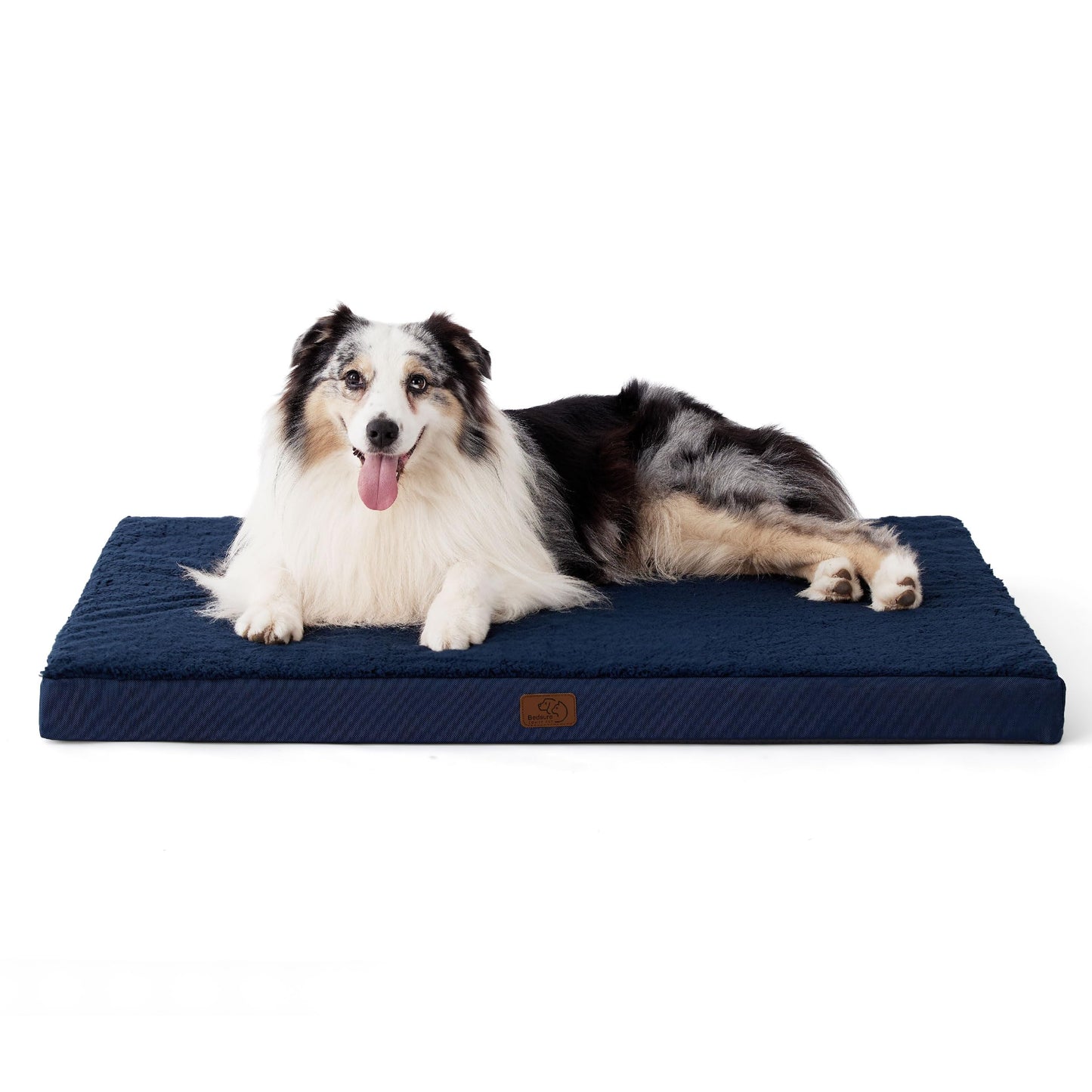 Washable Sherpa Dog Bed for Large Dogs