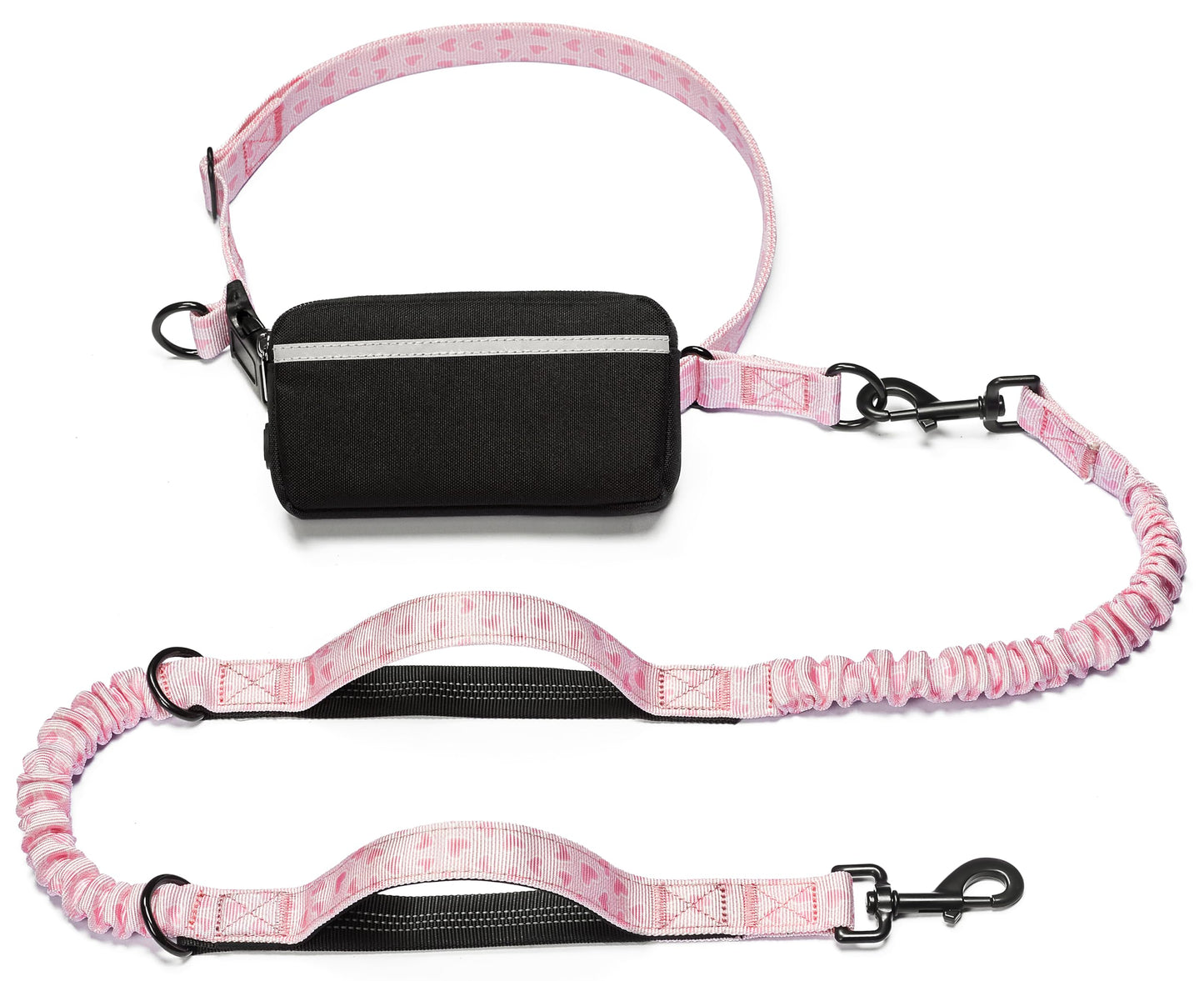 Hands-Free Dog Leash with Storage Pouch