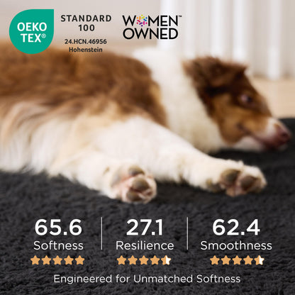 Washable Sherpa Dog Bed for Large Dogs
