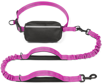 Hands-Free Dog Leash with Storage Pouch