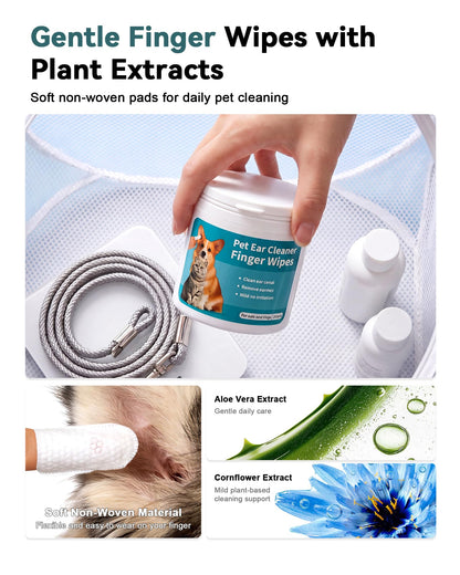 Pet Ear Cleaning Camera Kit with Screen