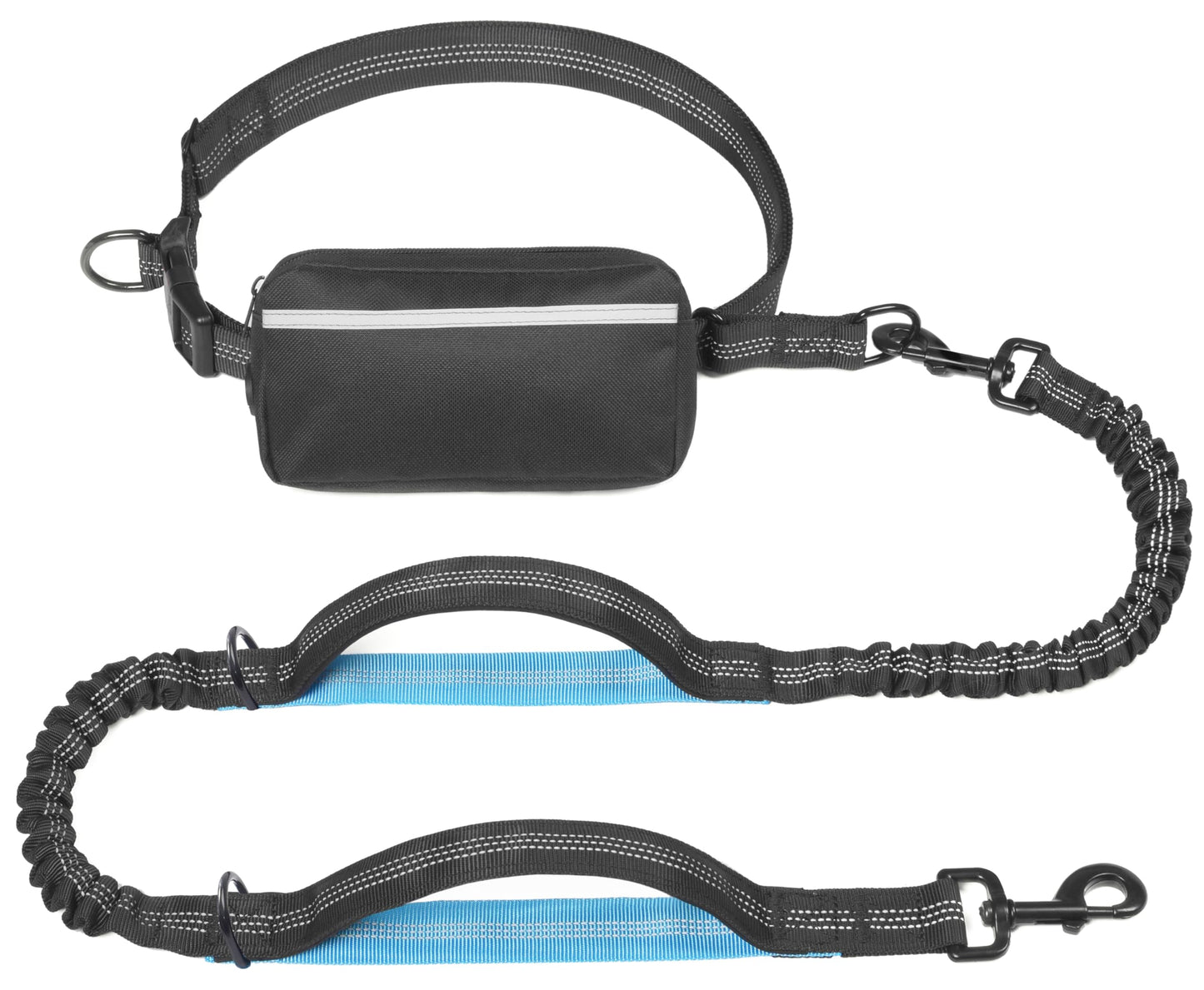 Hands-Free Dog Leash with Storage Pouch