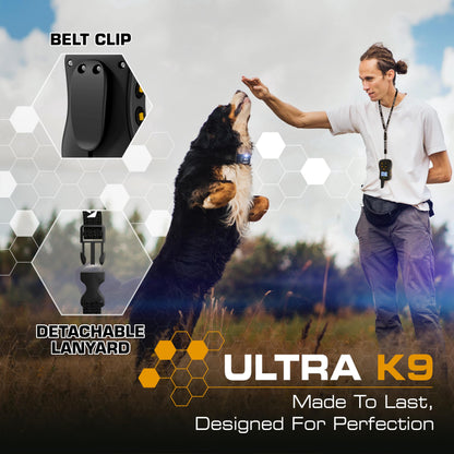 INVIROX Ultra K9 Dog Shock Collar, 124 Levels, Night Light, IP67 Waterproof