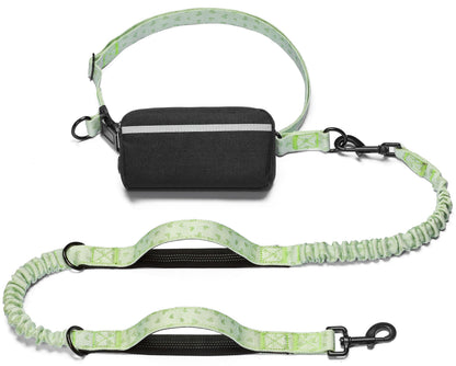 Hands-Free Dog Leash with Storage Pouch