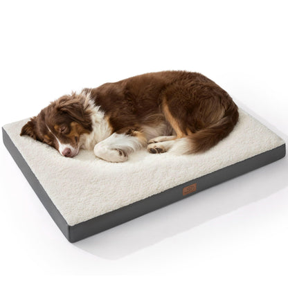Washable Sherpa Dog Bed for Large Dogs
