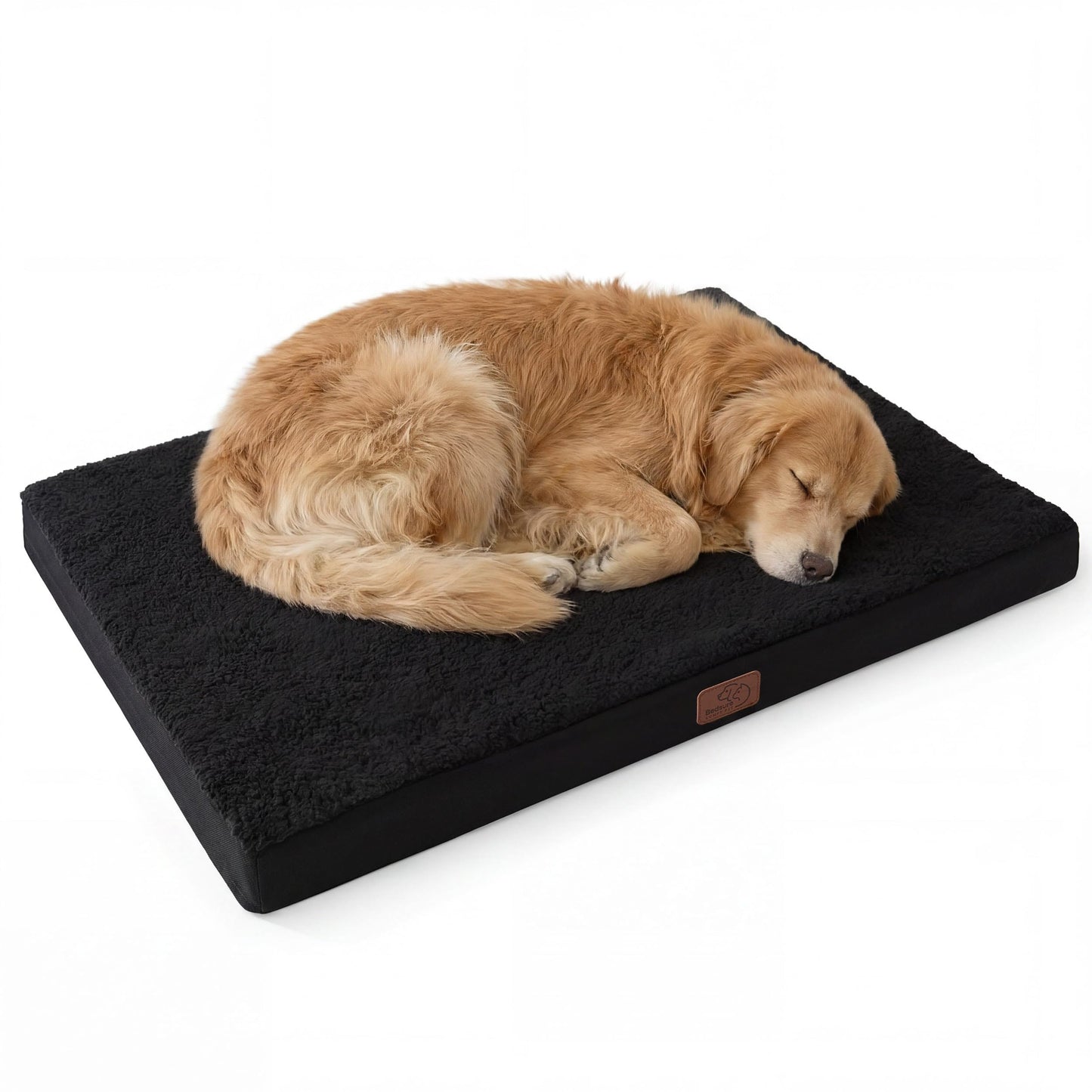 Washable Sherpa Dog Bed for Large Dogs
