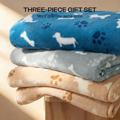 Soft Fleece Pet Blanket for Dogs & Cats