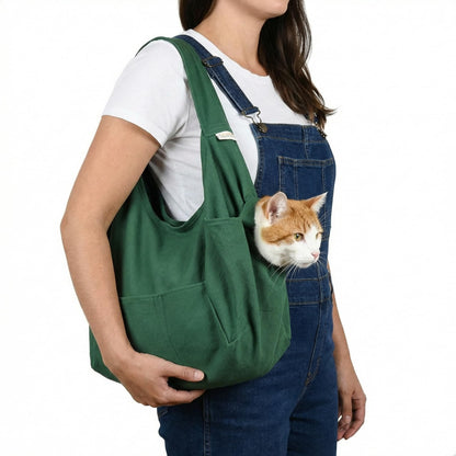 Cozy Cat Carrier Bag for Travel & Vet Visits