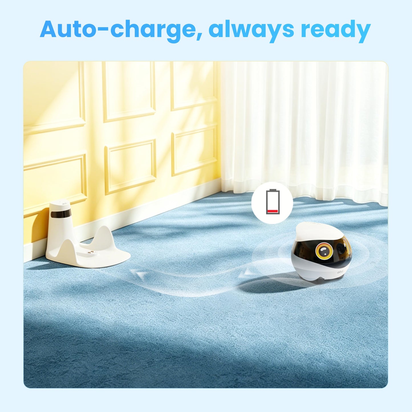 Enabot EBO SE 2 Home Robot Camera: 2K Mobile FamilyBot Pet Companion