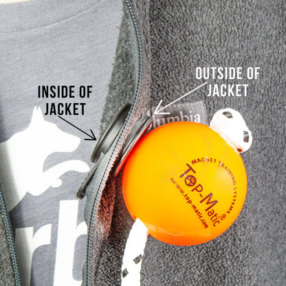 Top-Matic Magnetic Training Ball – 2.5" Diameter, Earth Magnet Reward Tool for Professional Dog Trainers, Works with Magnetic Training Systems
