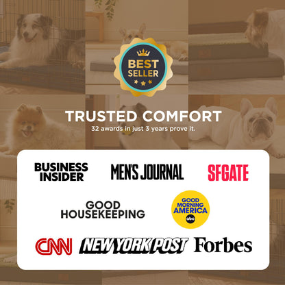Washable Sherpa Dog Bed for Large Dogs