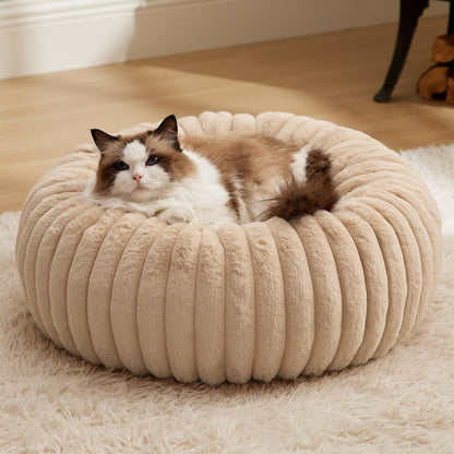 Donut Dog Bed with Removable Washable Cover