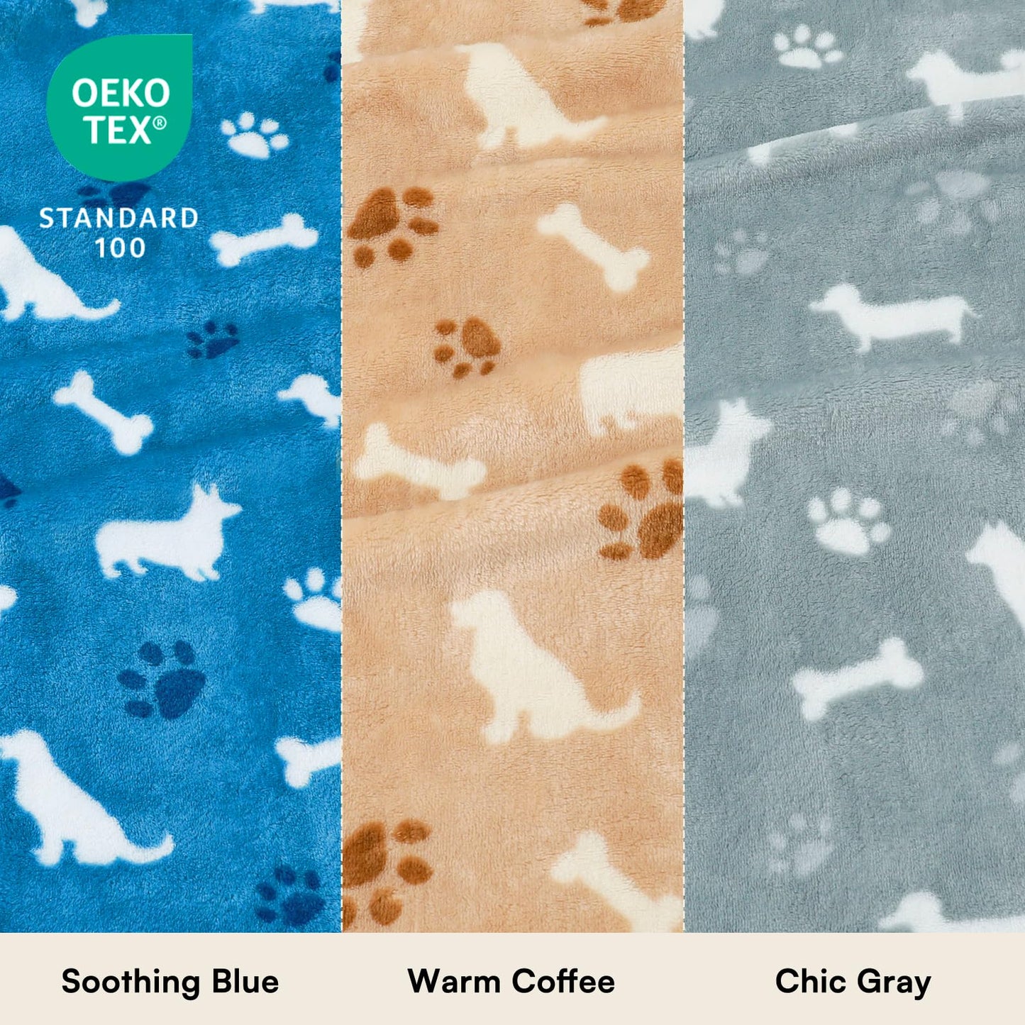 Soft Fleece Pet Blanket for Dogs & Cats