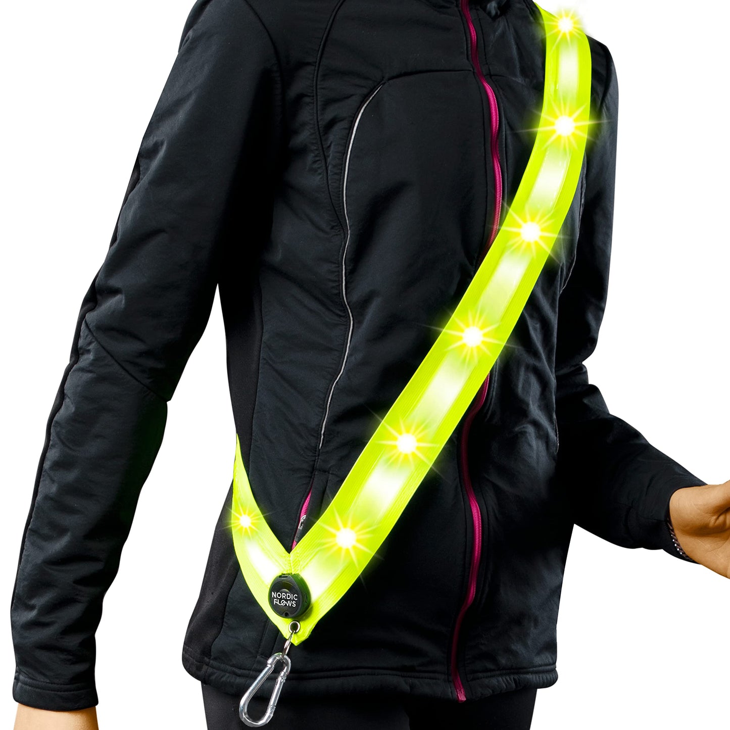 Rechargeable LED Safety Vest for Night Dog Walks