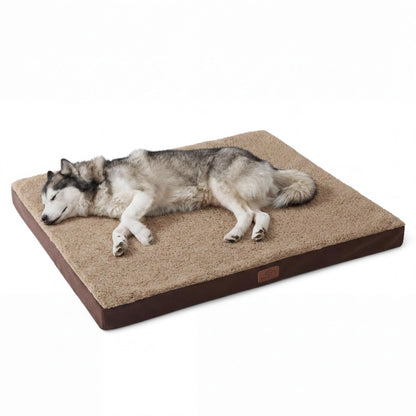 Washable Sherpa Dog Bed for Large Dogs