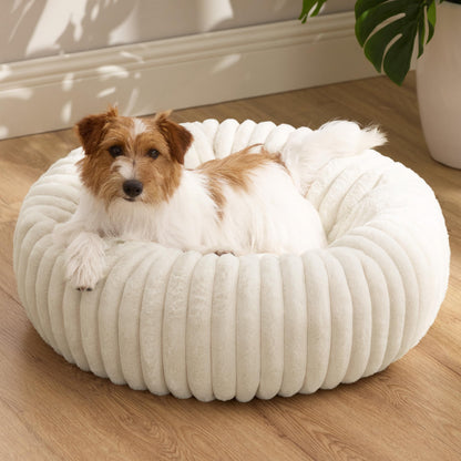 Donut Dog Bed with Removable Washable Cover