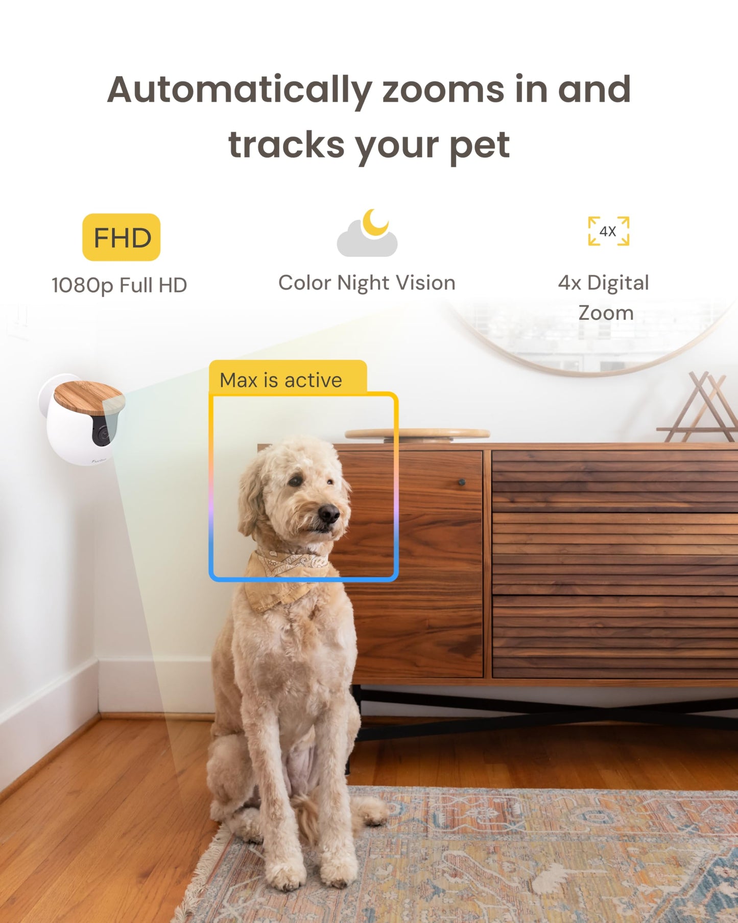 Furbo Pet Camera w/Subscription Required