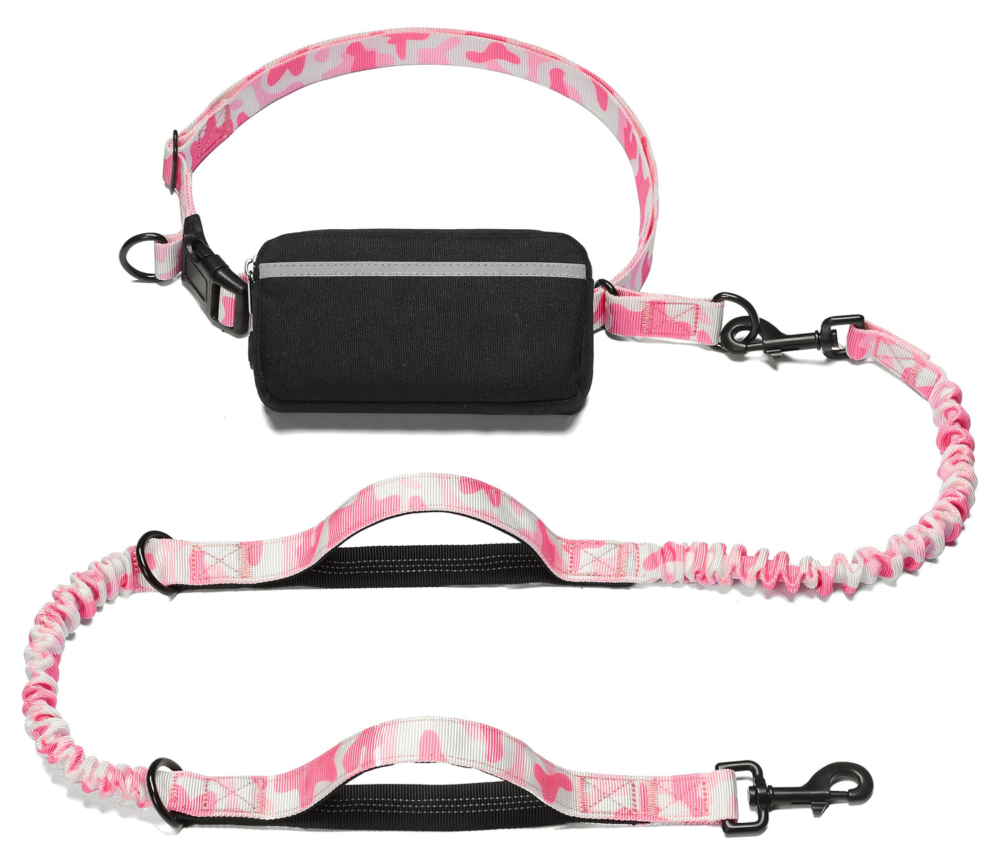 Hands-Free Dog Leash with Storage Pouch