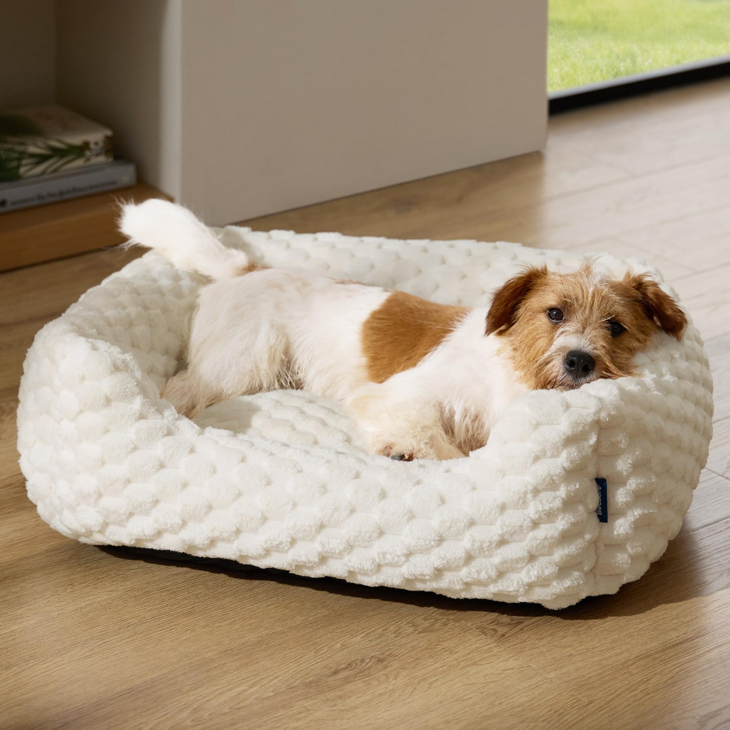 Fluffy Washable Dog Bed for Small & Medium Dogs