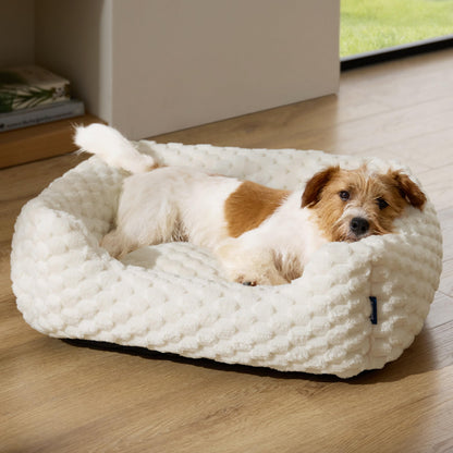 Fluffy Washable Dog Bed for Small & Medium Dogs