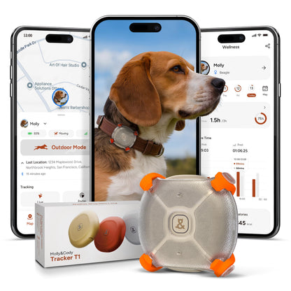 Molly&Cody Pet Tracker for Dogs