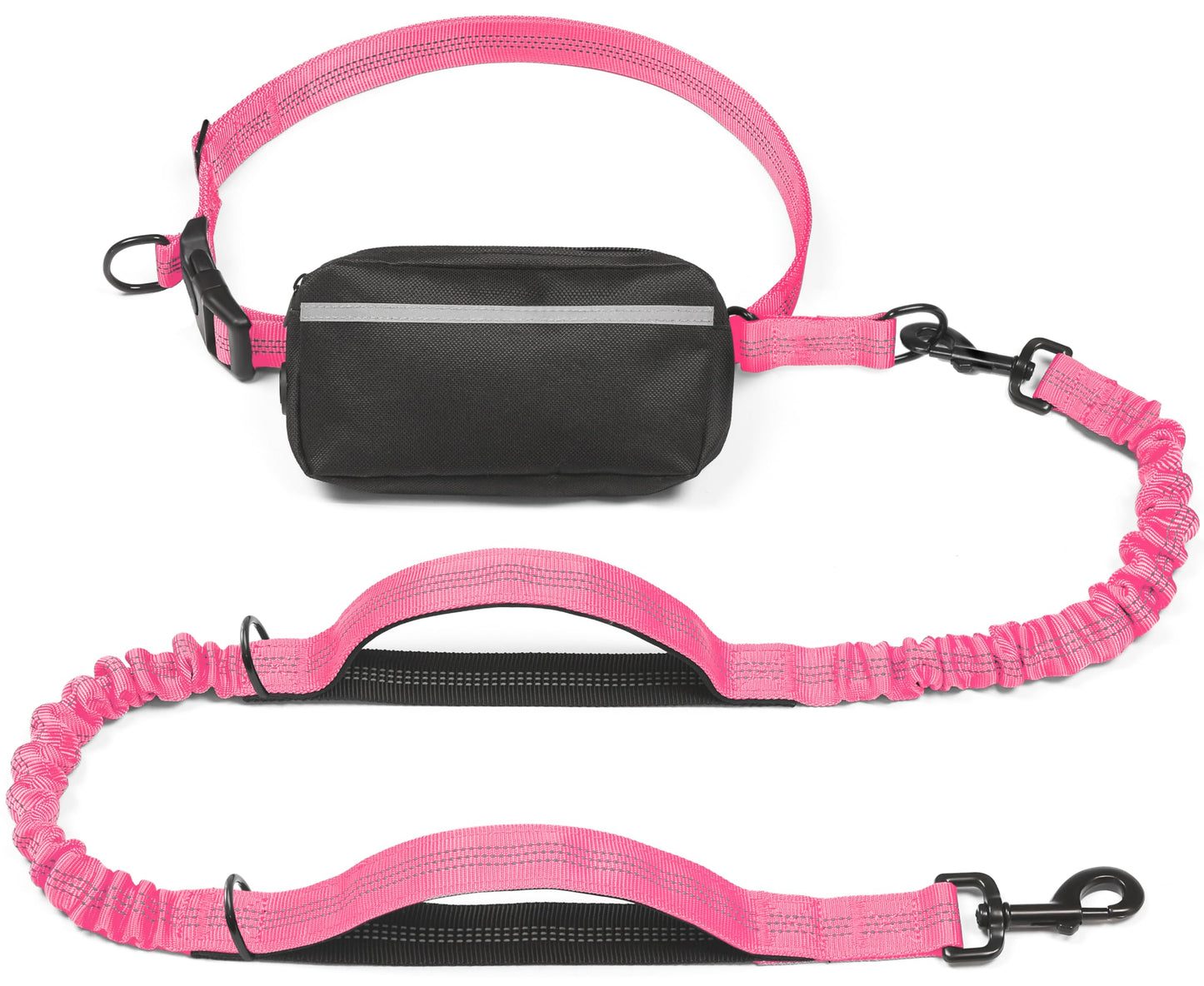 Hands-Free Dog Leash with Storage Pouch