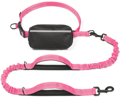 Hands-Free Dog Leash with Storage Pouch