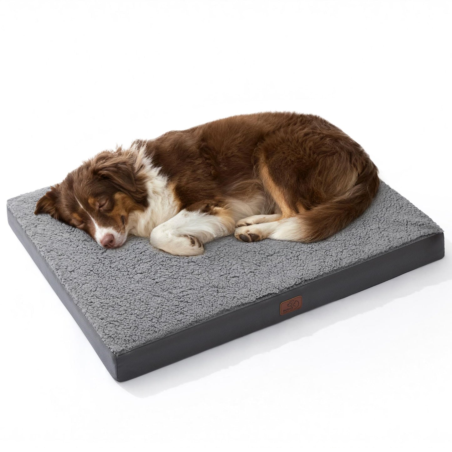 Washable Sherpa Dog Bed for Large Dogs