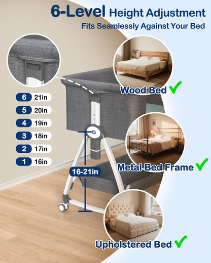 Adjustable Elevated Dog Bed for Small & Medium Dogs