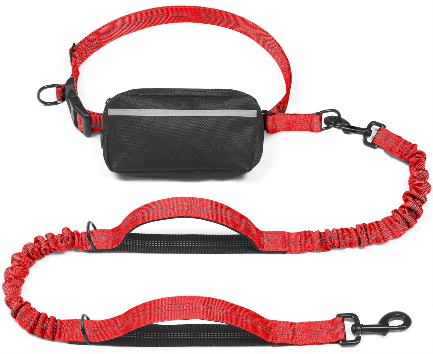 Hands-Free Dog Leash with Storage Pouch