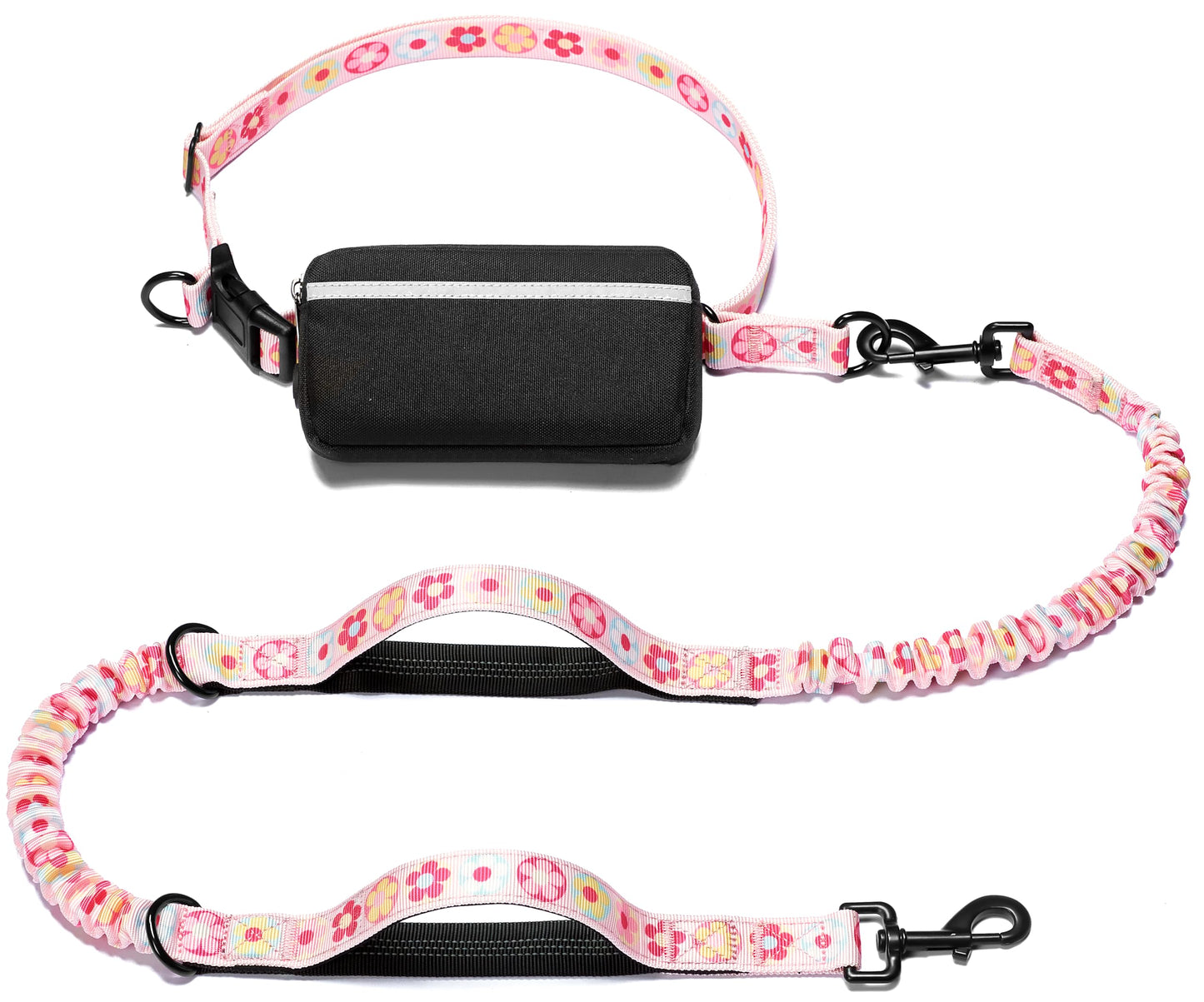 Hands-Free Dog Leash with Storage Pouch