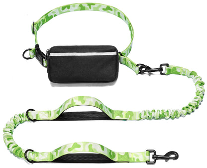 Hands-Free Dog Leash with Storage Pouch