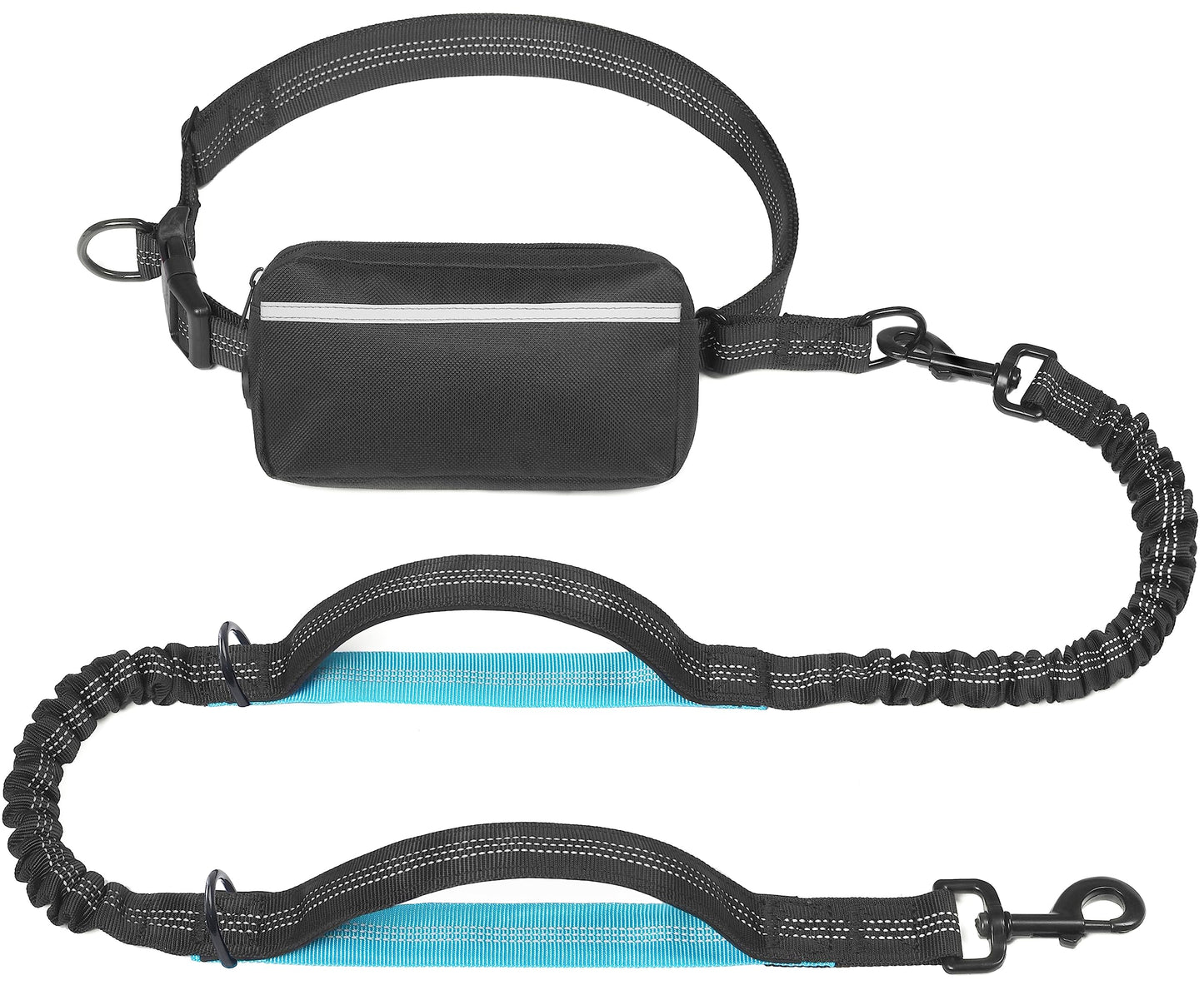 Hands-Free Dog Leash with Storage Pouch