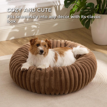 Donut Dog Bed with Removable Washable Cover
