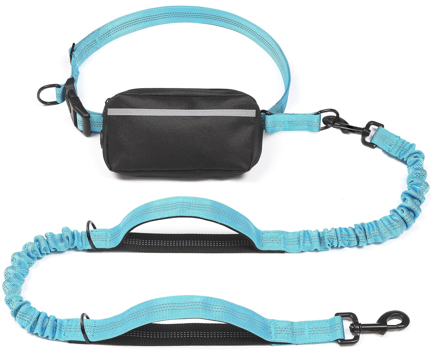 Hands-Free Dog Leash with Storage Pouch