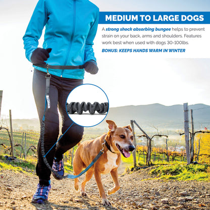 Hands-Free Dog Leash Belt for Walking & Running