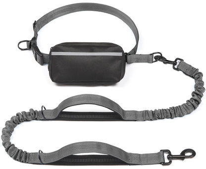 Hands-Free Dog Leash with Storage Pouch