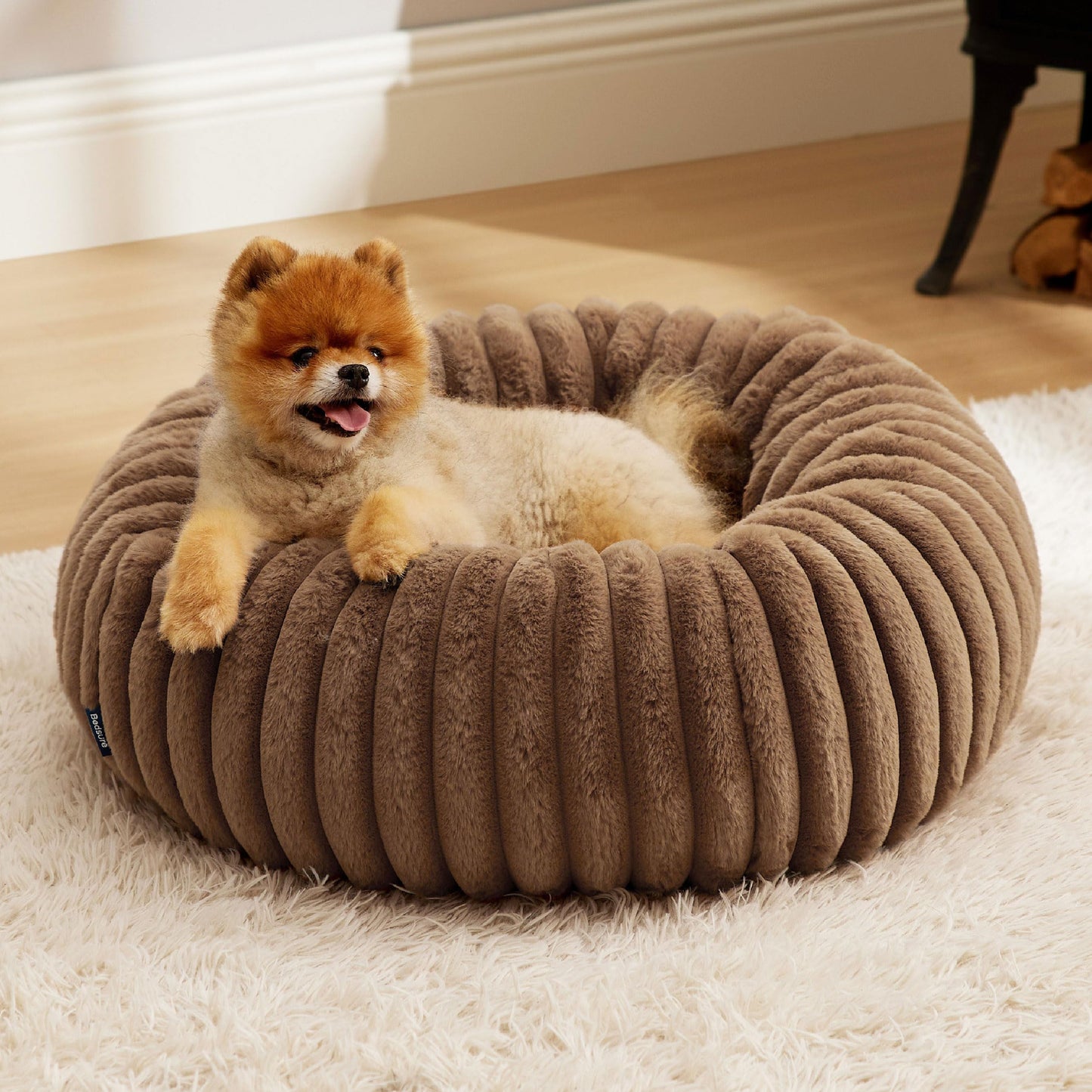 Donut Dog Bed with Removable Washable Cover