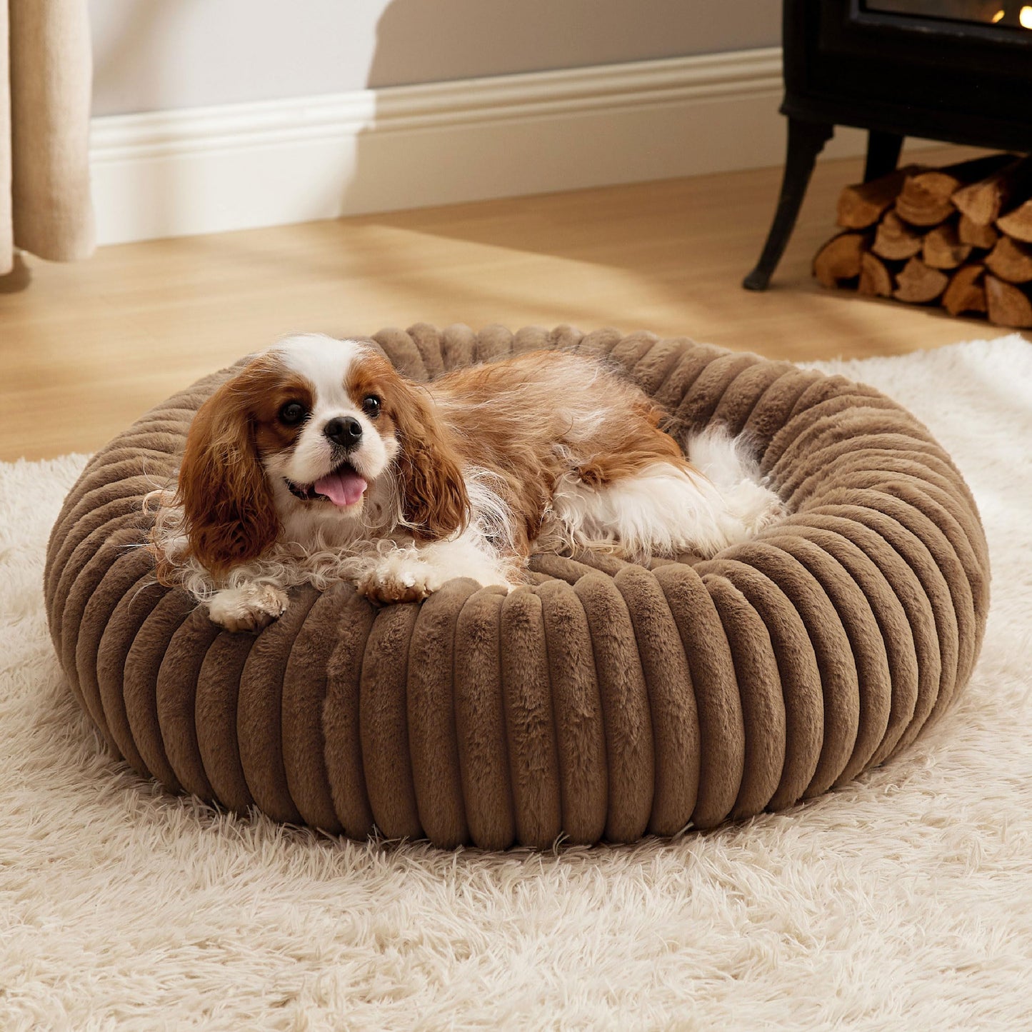 Donut Dog Bed with Removable Washable Cover