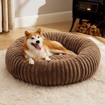 Donut Dog Bed with Removable Washable Cover