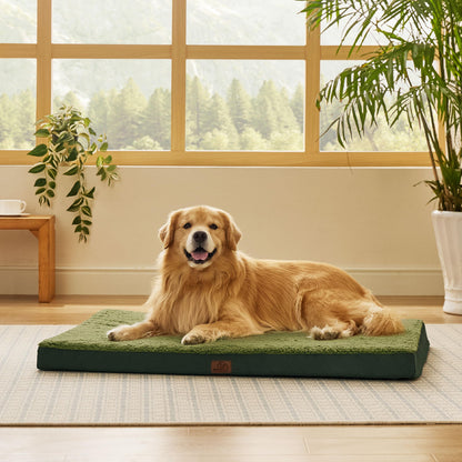 Washable Sherpa Dog Bed for Large Dogs