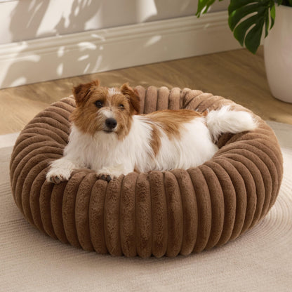Donut Dog Bed with Removable Washable Cover