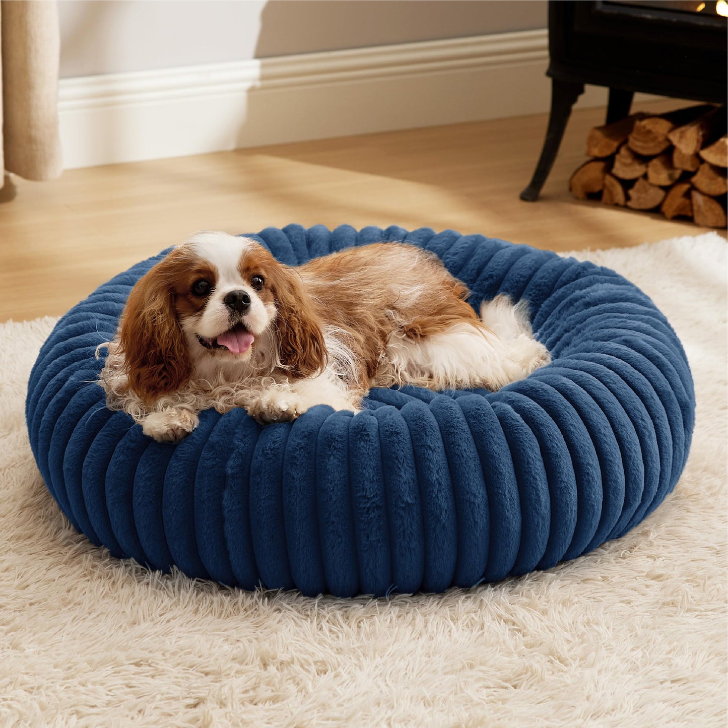 Donut Dog Bed with Removable Washable Cover