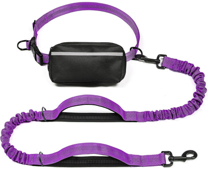 Hands-Free Dog Leash with Storage Pouch