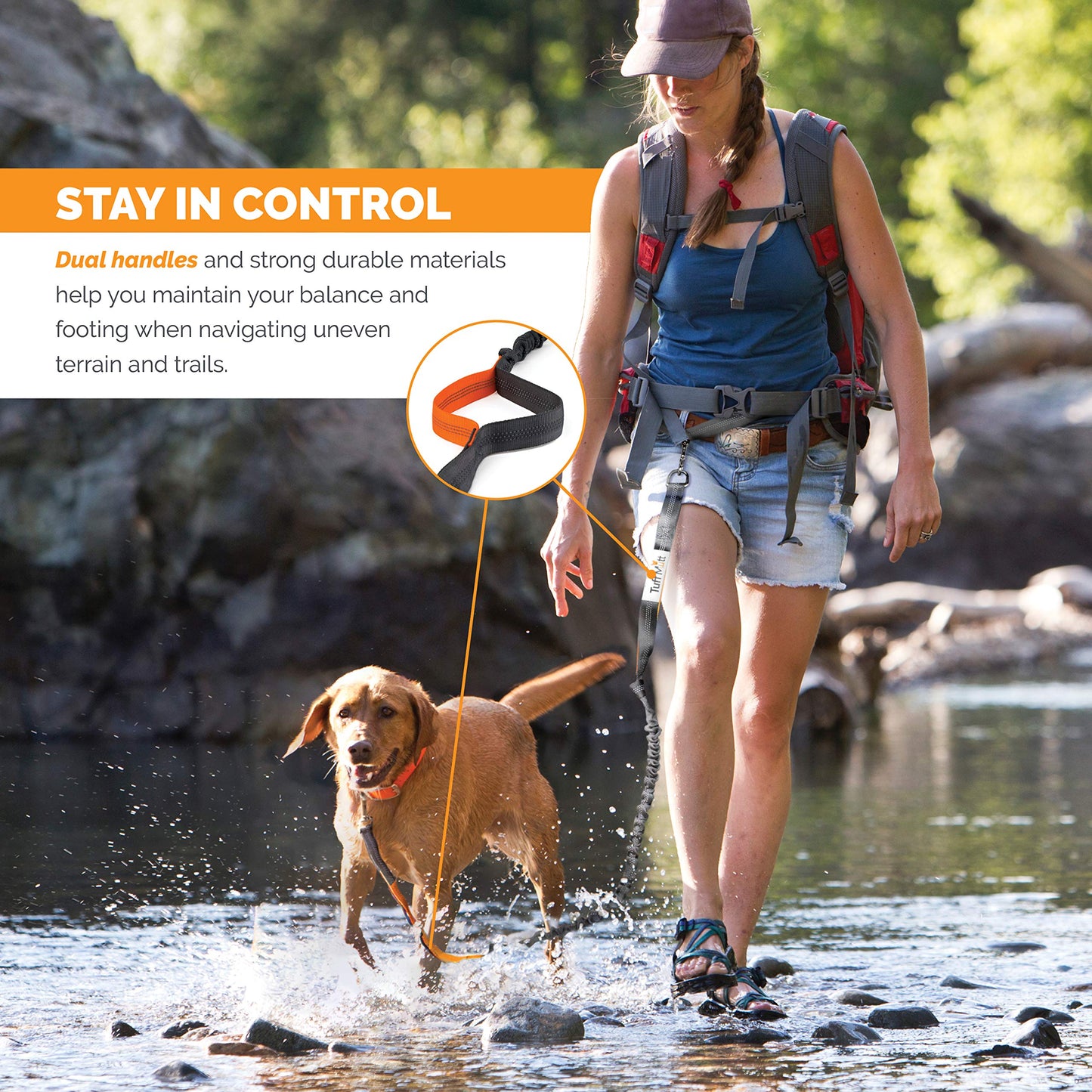 Hands-Free Dog Leash Belt for Walking & Running