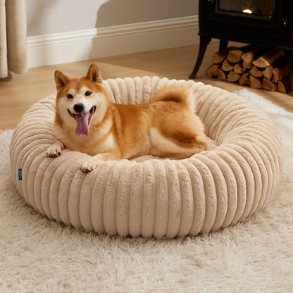 Donut Dog Bed with Removable Washable Cover