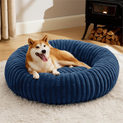 Donut Dog Bed with Removable Washable Cover